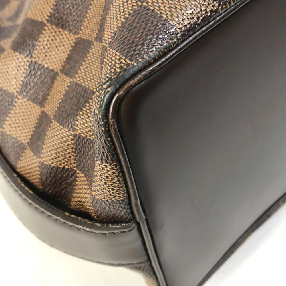 Louis Vuitton Damier Chelsea Shoulder Bag Tote Canvas Ebene Brown - Picture 6 of 6